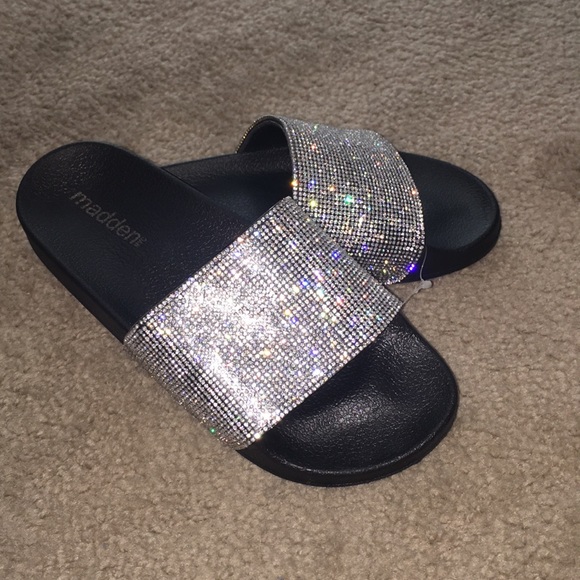 Madden Shoes - {Madden} Rhinestone Slides